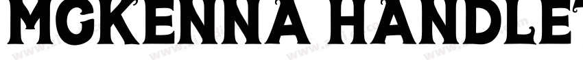 McKenna Handletter N字体转换